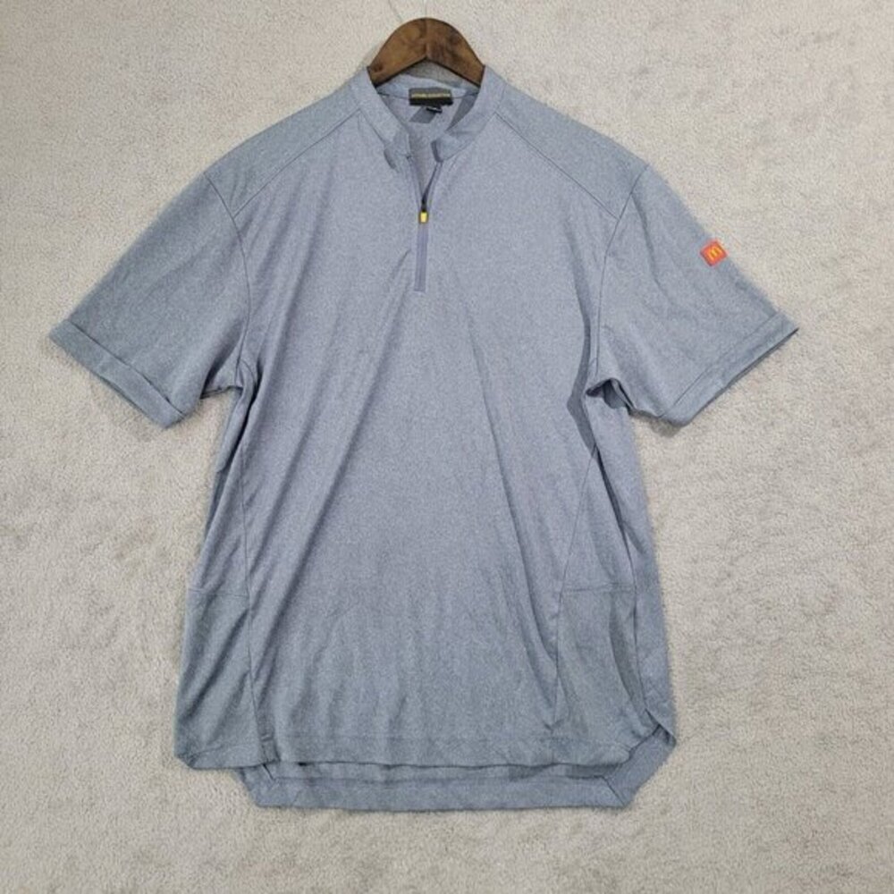 Apparel Collection Mens M-R Polo Shirt Mcdonalds 100% Polyester Short Sleeve
